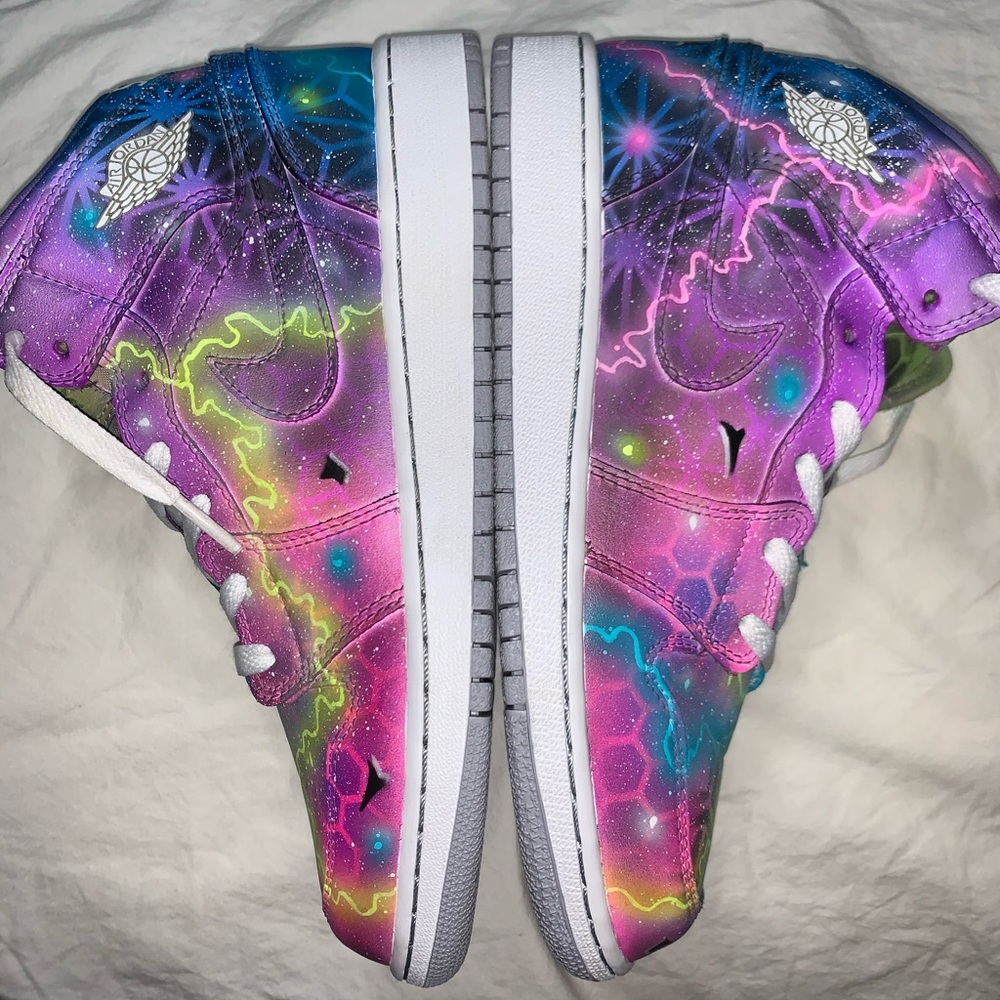 Jordan 1 custom Galaxy